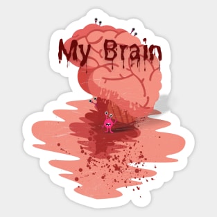 My Brain Sticker